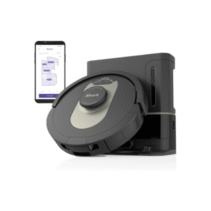 Shark AV2501AE AI Robot Vacuum with XL HEPA Self-Empty Base, Bagless, 60-Day Capacity, LIDAR Navigation, Perfect for Pet Hair, Compatible with Alexa, Wi-Fi Connected, Carpet & Hard Floor, Black