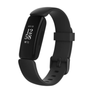 Fitbit Inspire 2 Health & Fitness Tracker with a Free 1-Year Fitbit Premium Trial, 24/7 Heart Rate, Black/Black, One Size (S & L Bands Included)