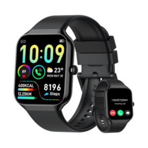 Smart Watch for Men Women Answer/Make Calls, 1.96" HD Fitness Watch with Heart Rate Monitor Sleep Monitor, 113+ Sports Activity Trackers with Step Counter, IP68 Waterproof, Smartwatch for Android/iOS