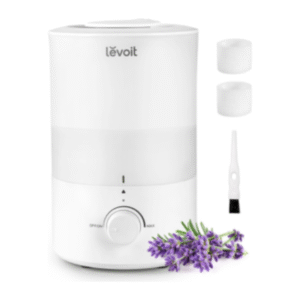 LEVOIT Humidifiers for Bedroom, Quiet (3L Water Tank) Cool Mist Top Fill Essential Oil Diffuser with 25Watt for Home Large Room, 360° Nozzle, Rapid Ultrasonic Humidification for Baby Nursery and Plant